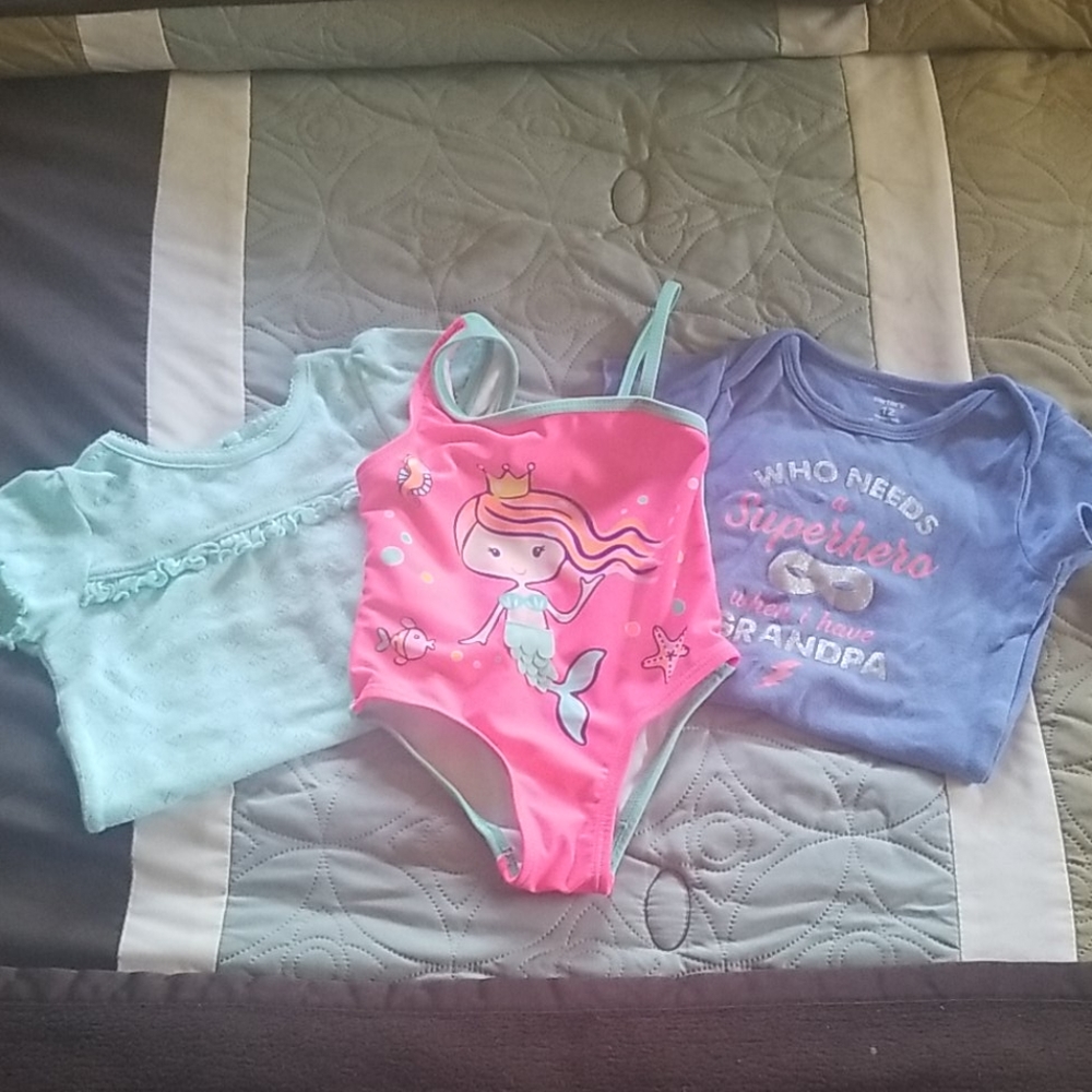 Lot of summer girls 12 months - Picture 1 of 6